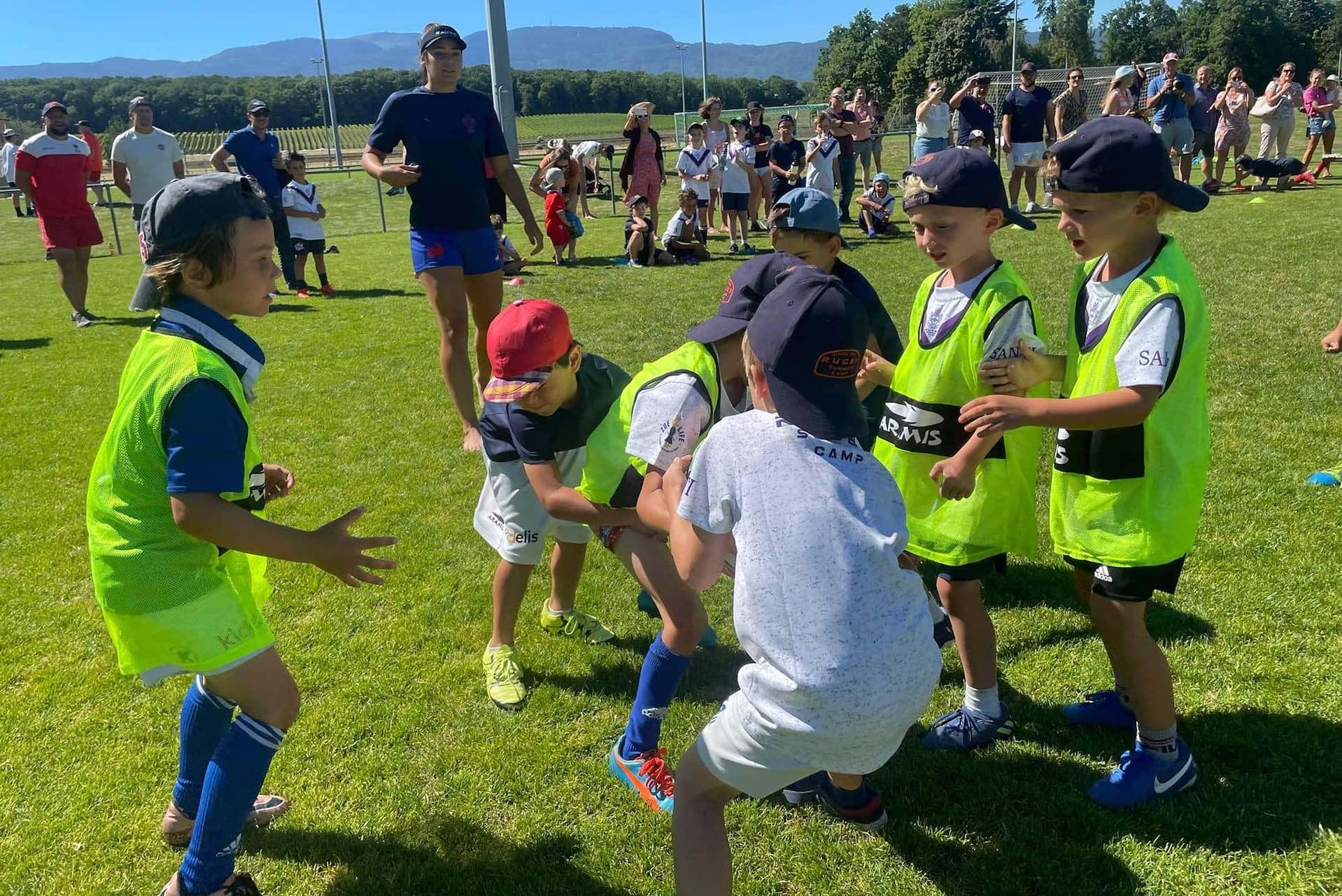 Women's rugby training in the Nyon district